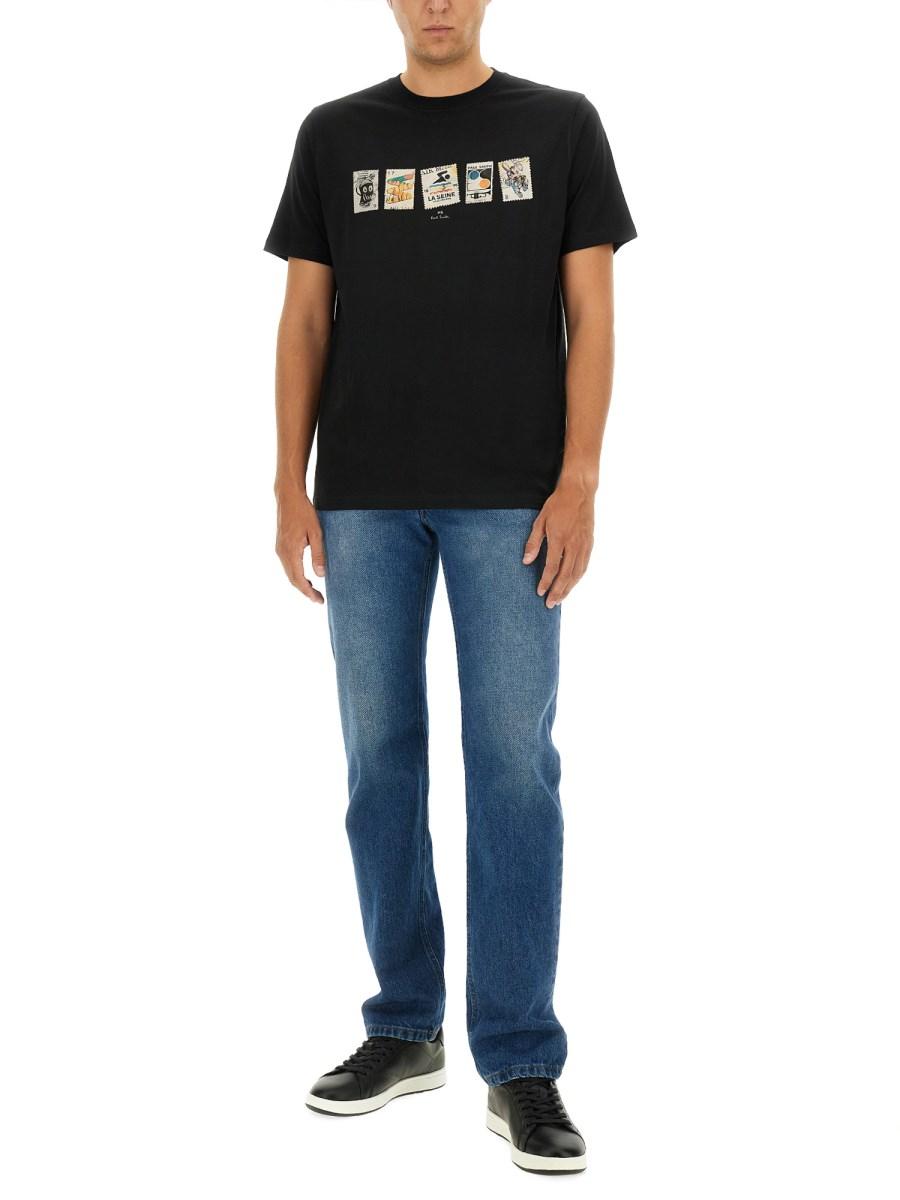 PS BY PAUL SMITH T-SHIRT CON STAMPA