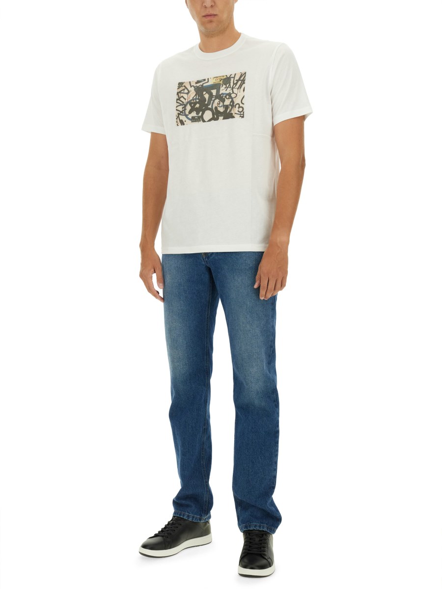 PS BY PAUL SMITH T-SHIRT CON STAMPA
