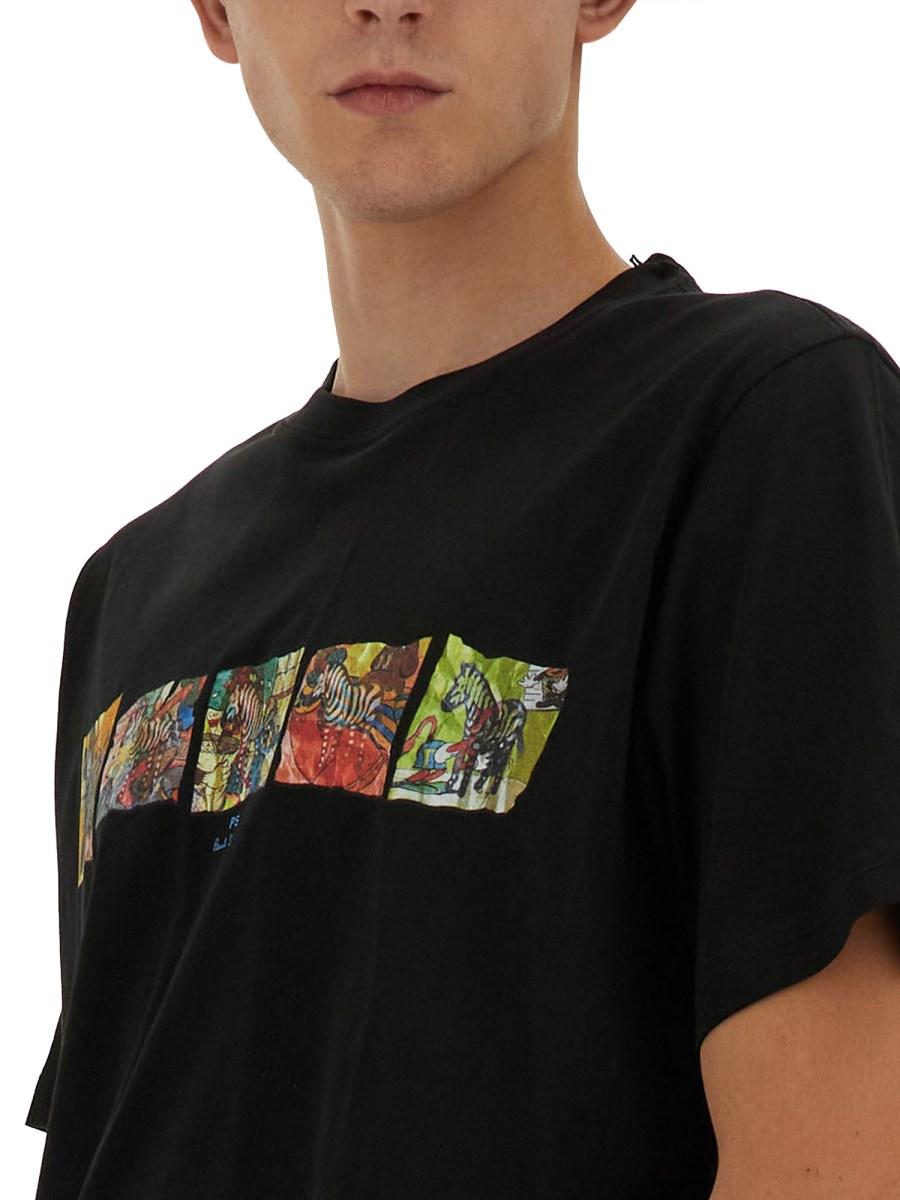 PS BY PAUL SMITH T-SHIRT CON STAMPA