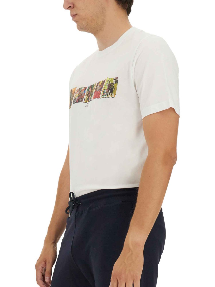 PS BY PAUL SMITH T-SHIRT CON STAMPA