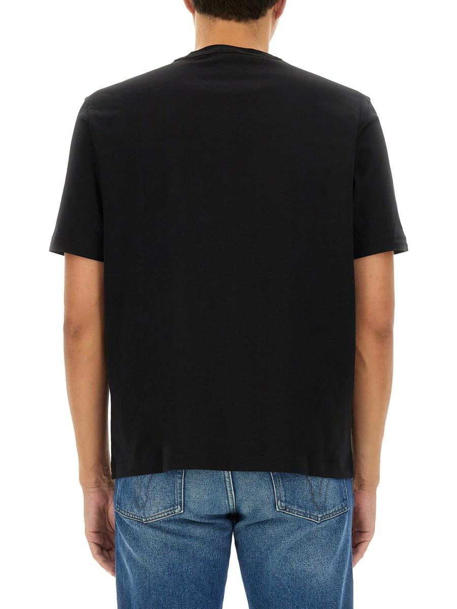 PS BY PAUL SMITH T-SHIRT "CYCLING CAPS" IN COTONE