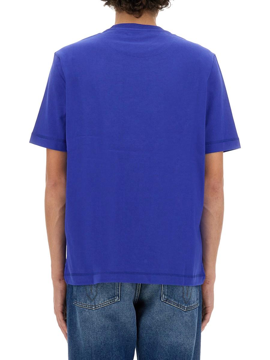 PS BY PAUL SMITH T-SHIRT "HAPPY" IN COTONE