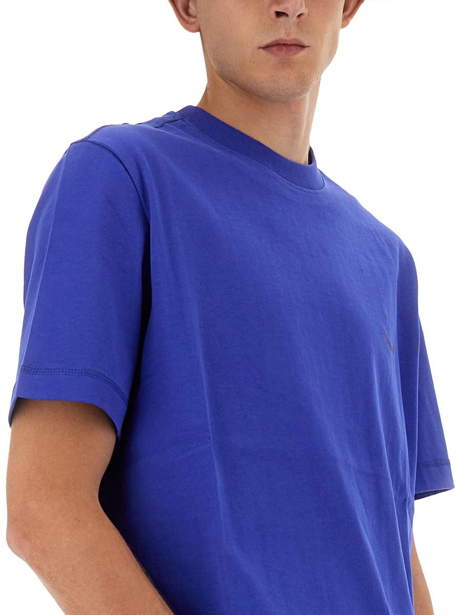 PS BY PAUL SMITH T-SHIRT "HAPPY" IN COTONE