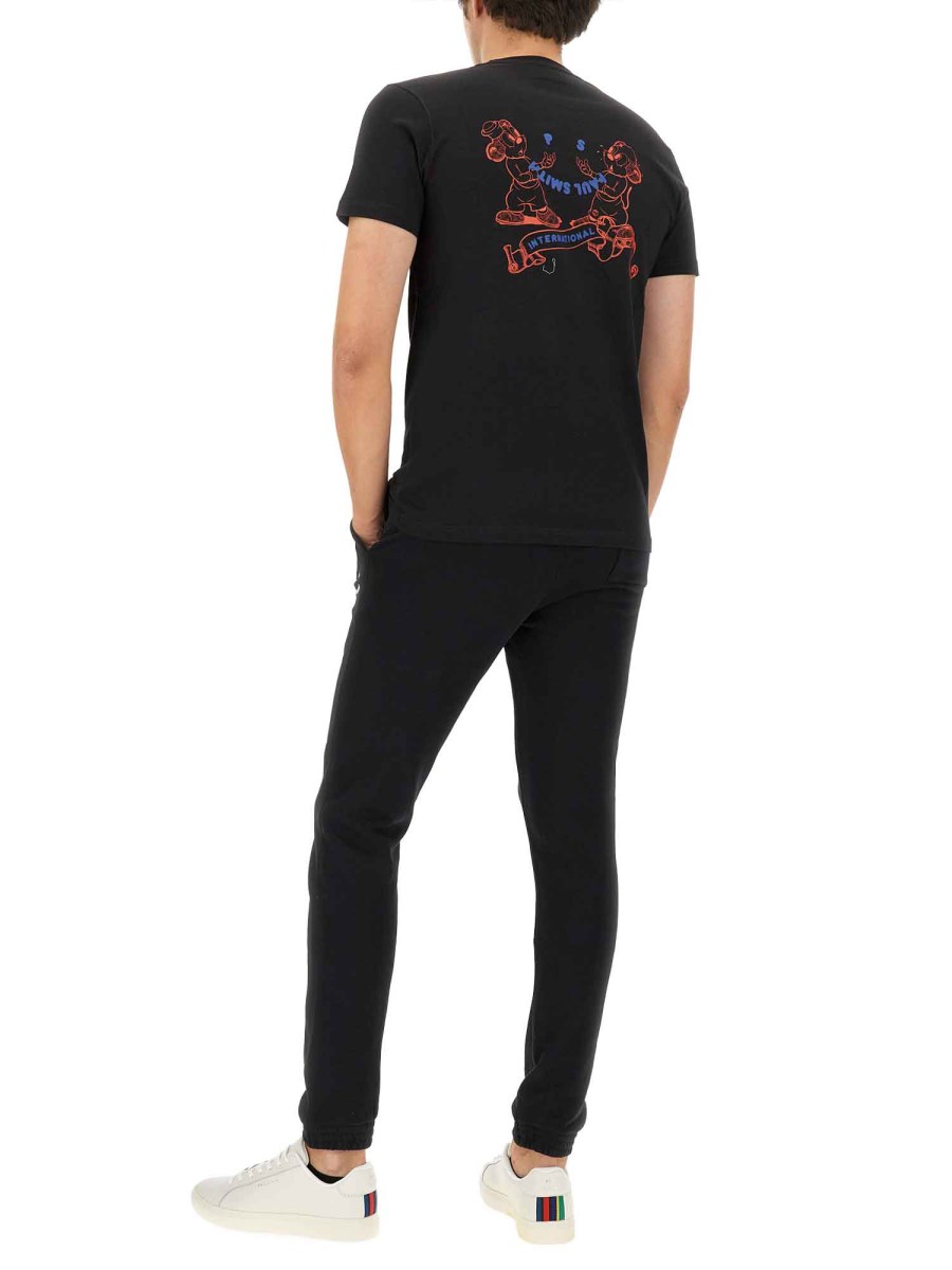 PS BY PAUL SMITH T-SHIRT IN COTONE