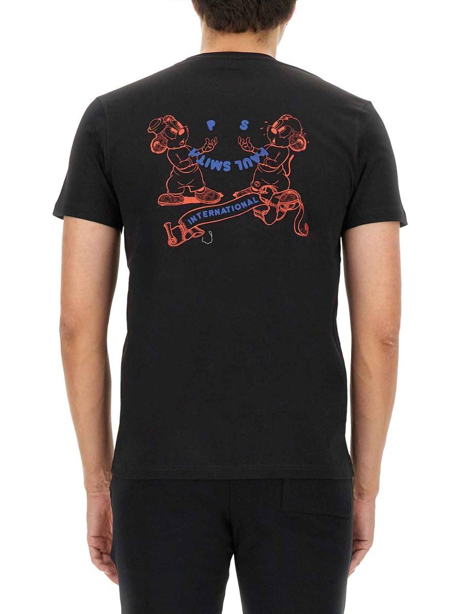 PS BY PAUL SMITH T-SHIRT IN COTONE