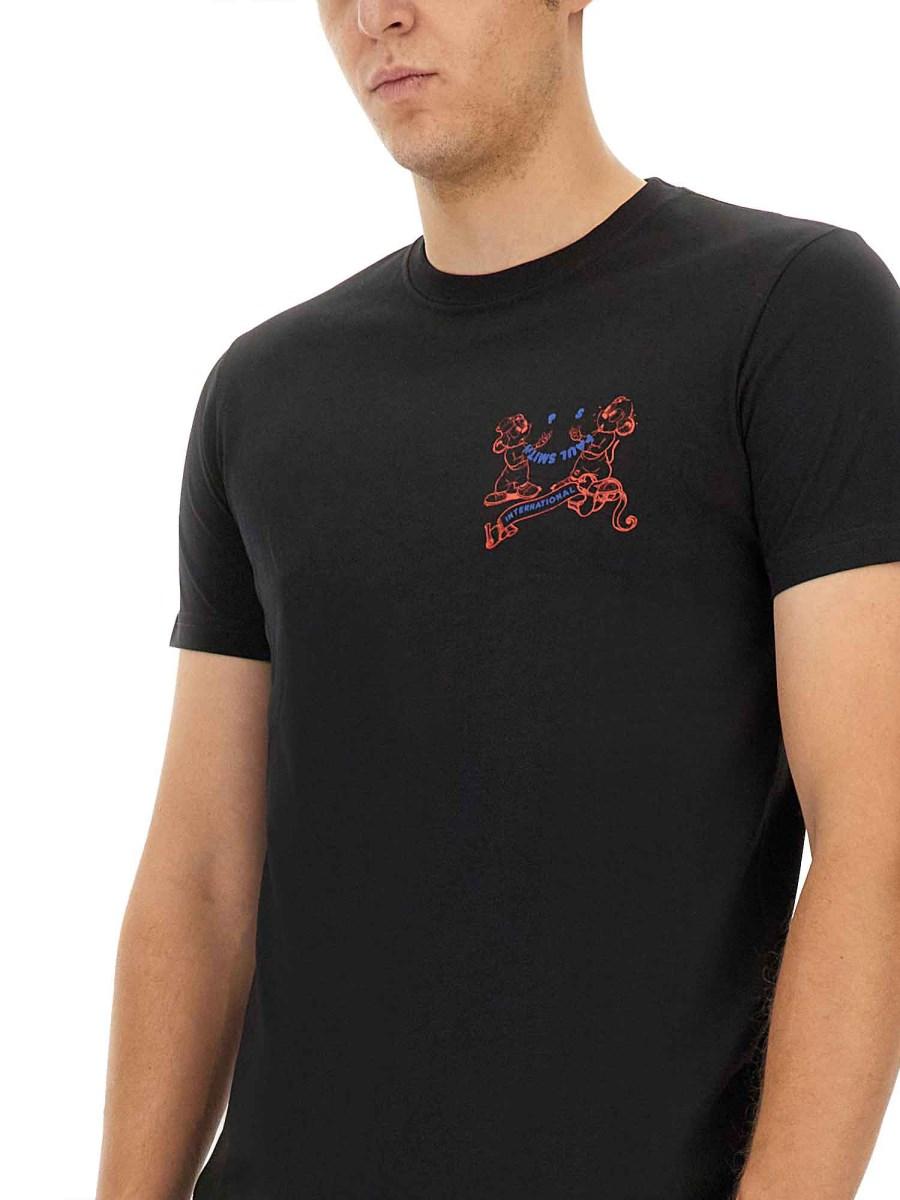 PS BY PAUL SMITH T-SHIRT IN COTONE
