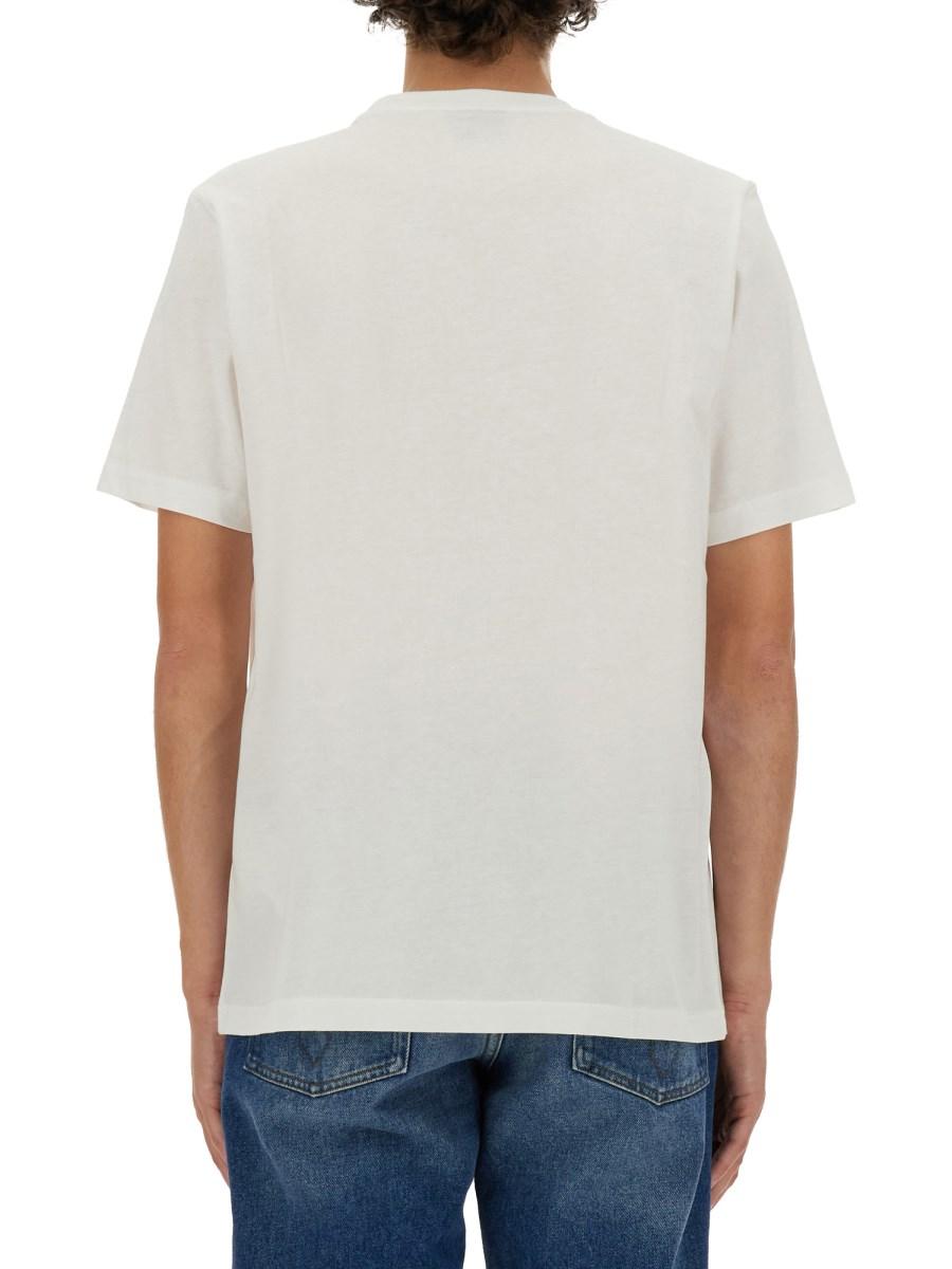 PS BY PAUL SMITH T-SHIRT SKULL IN COTONE