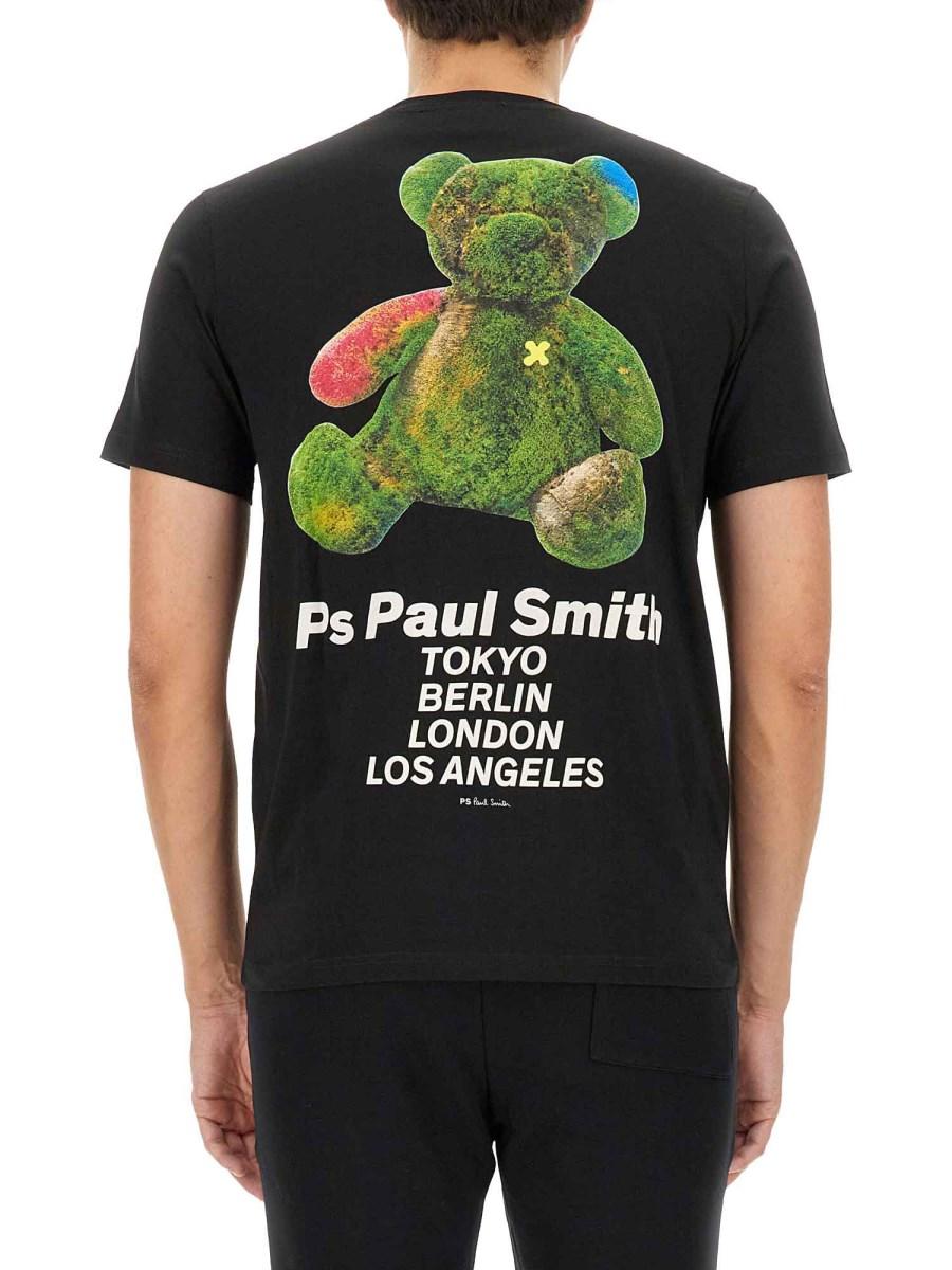 PS BY PAUL SMITH T-SHIRT "TEDDY" IN COTONE