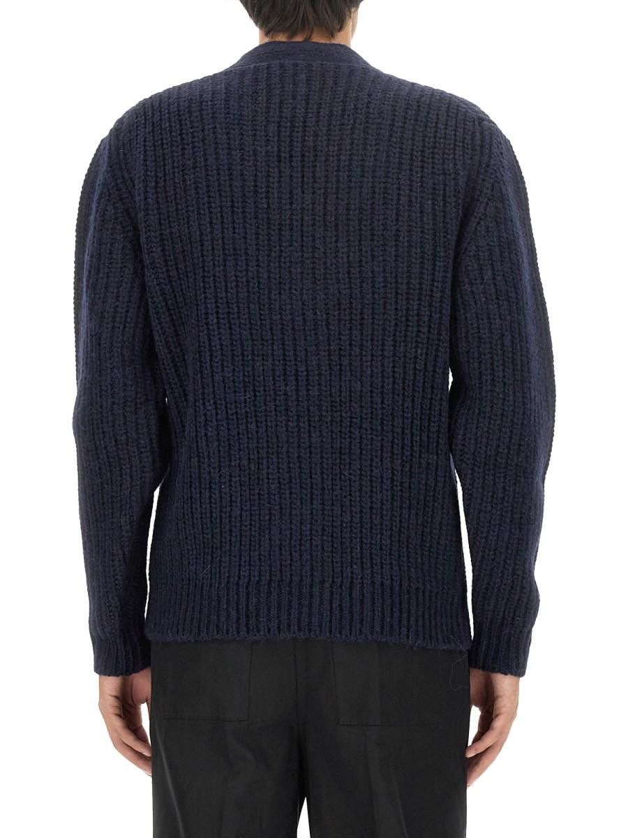 PT TORINO CARDIGAN IN LANA CON SCOLLO A V