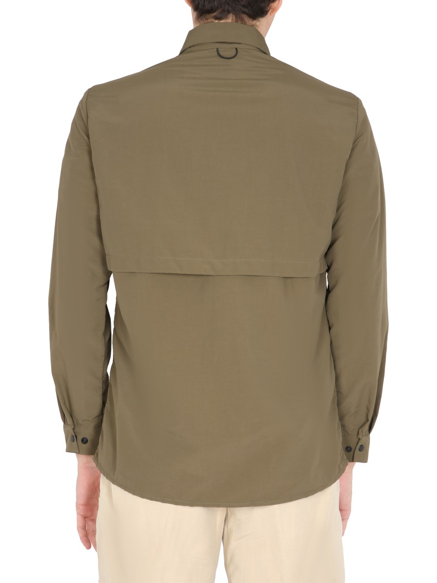 PT TORINO GIACCA CAMICIA IN NYLON REGULAR FIT