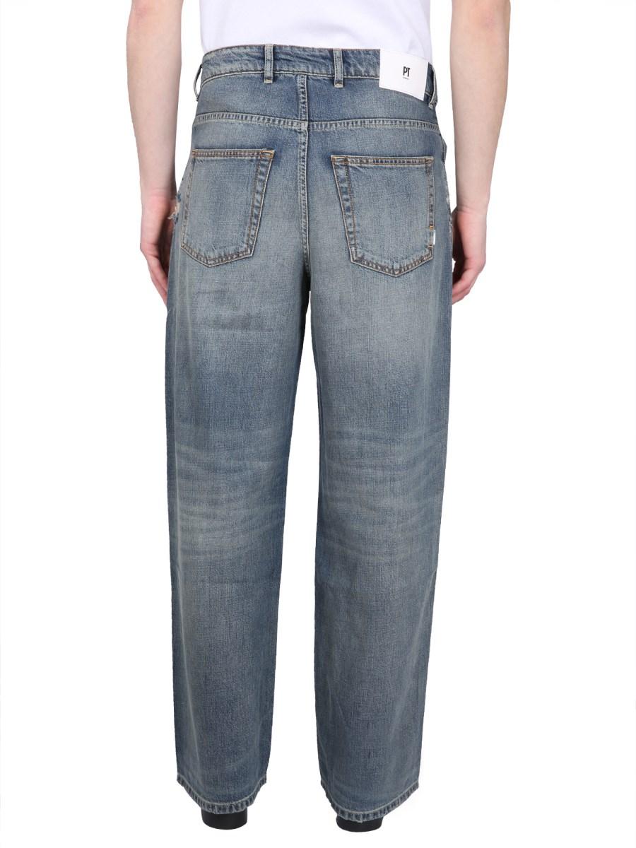 PT TORINO JEANS RIGID LIGHT IN DENIM DI COTONE