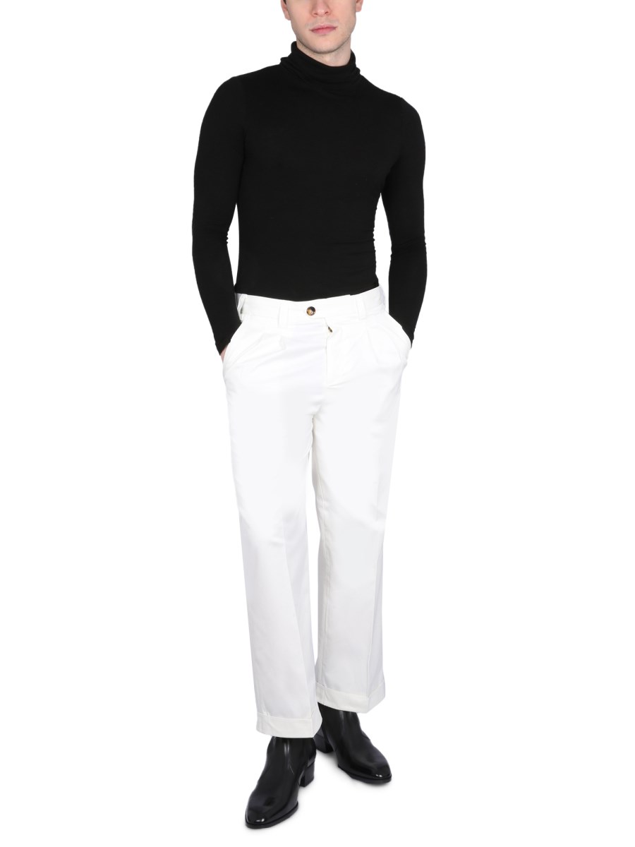 PT TORINO PANTALONE REWOKED IN COTONE