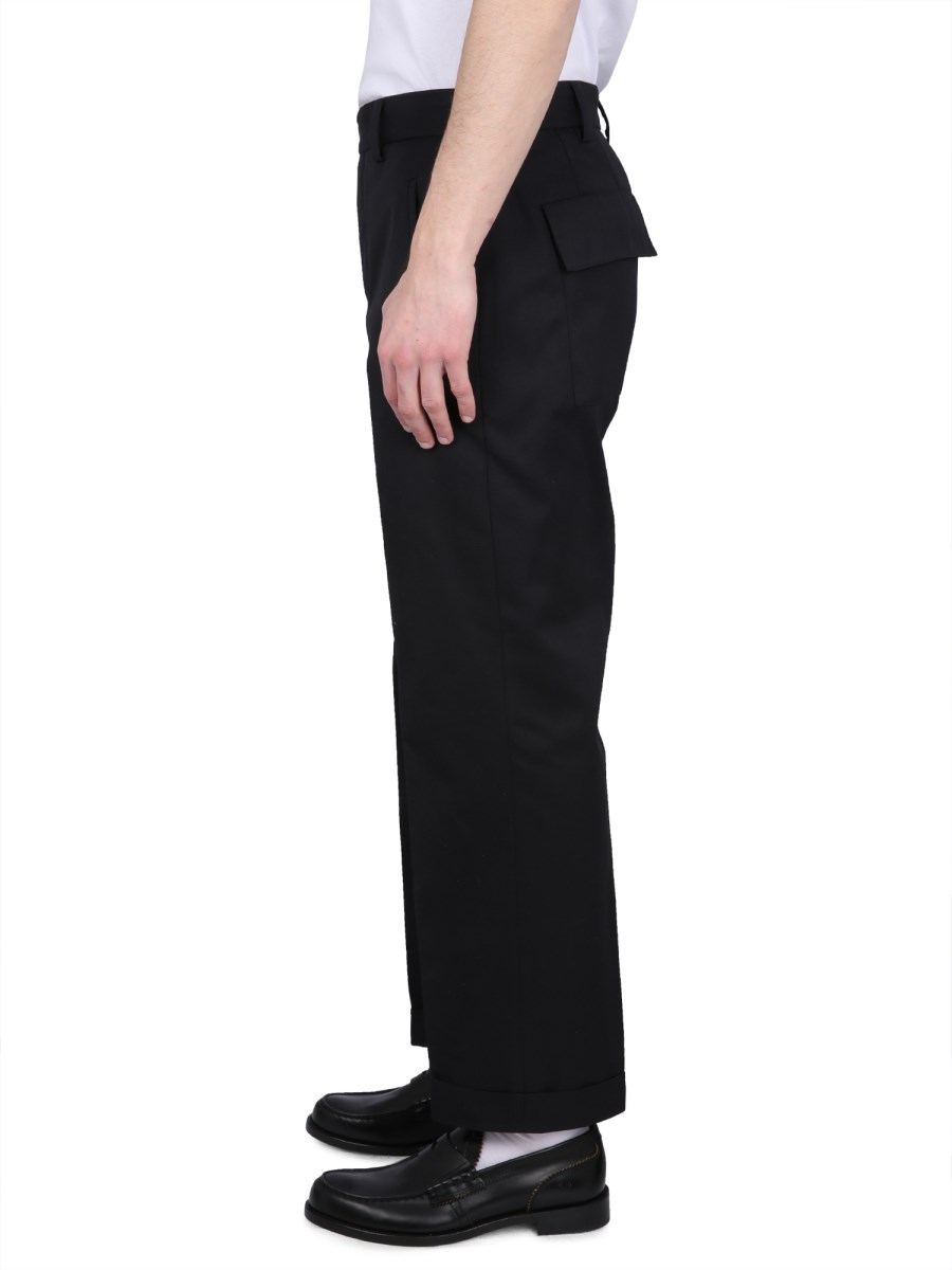 PT TORINO PANTALONE REWOKED IN COTONE E LINO