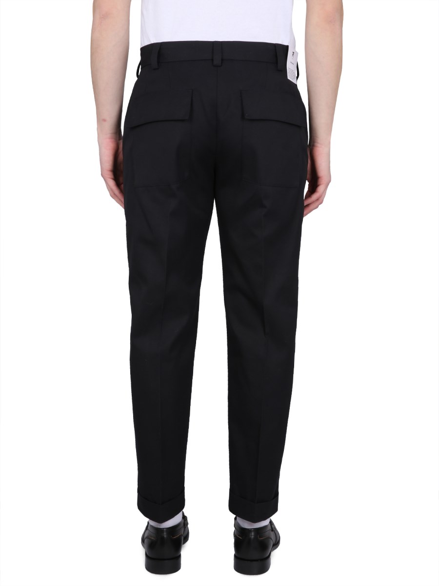 PT TORINO PANTALONE REWOKED IN COTONE E LINO