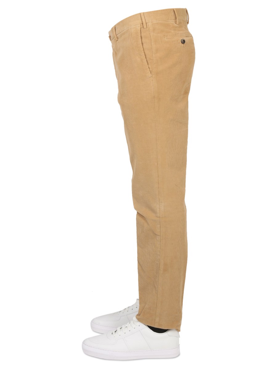 PT TORINO PANTALONE SLIM FIT IN VELLUTO A COSTINE