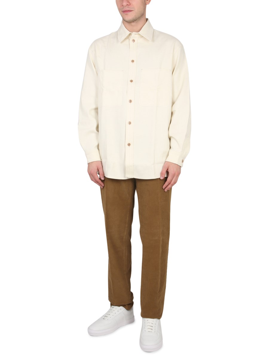 PT TORINO PANTALONE SLIM FIT IN VELLUTO A COSTINE