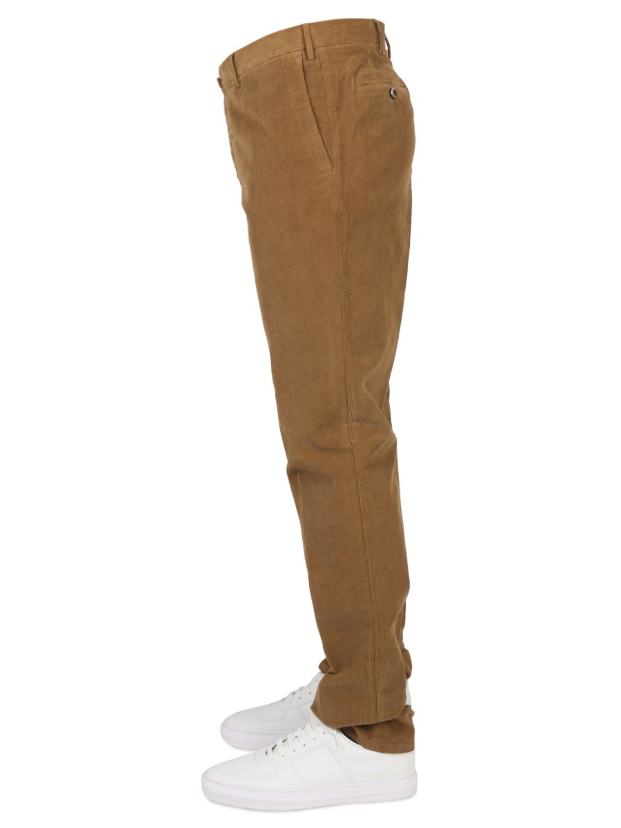 PT TORINO PANTALONE SLIM FIT IN VELLUTO A COSTINE