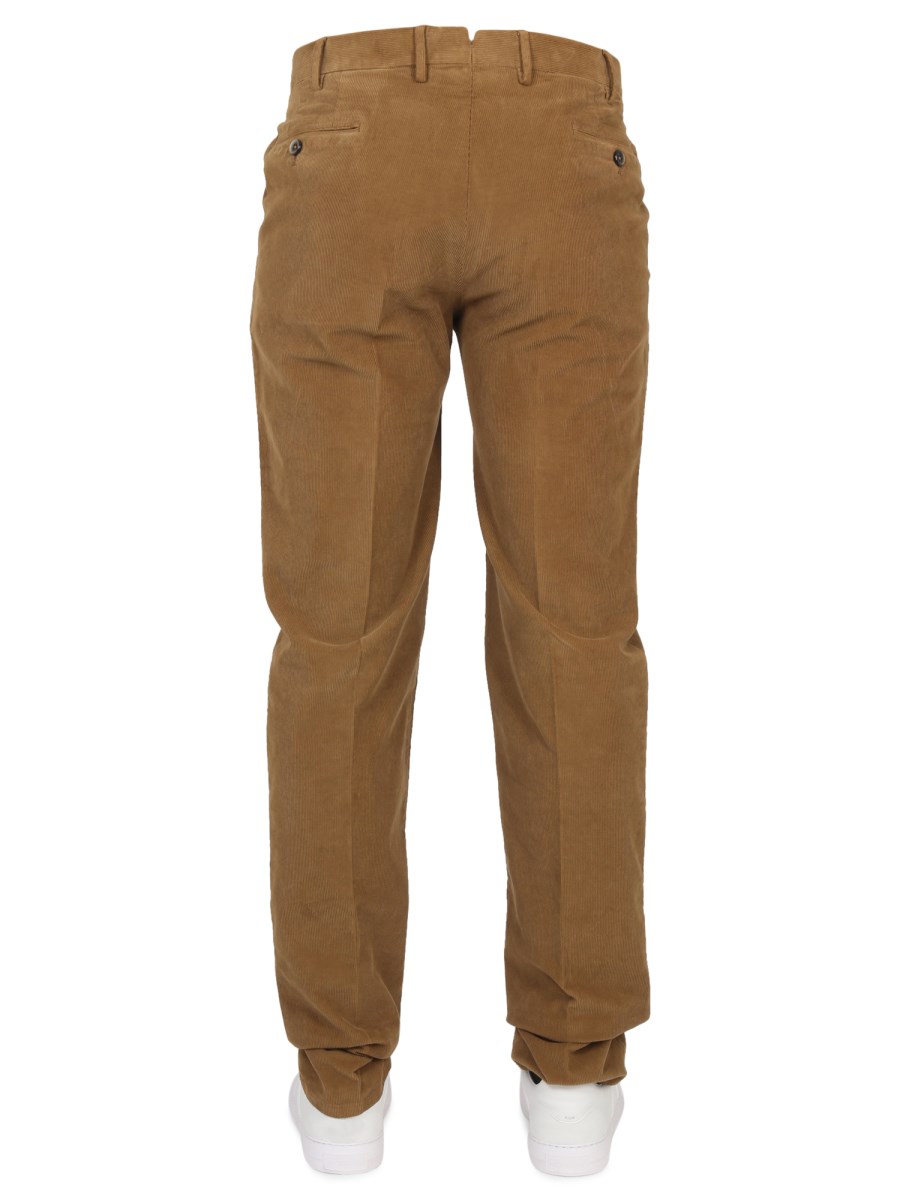 PT TORINO PANTALONE SLIM FIT IN VELLUTO A COSTINE