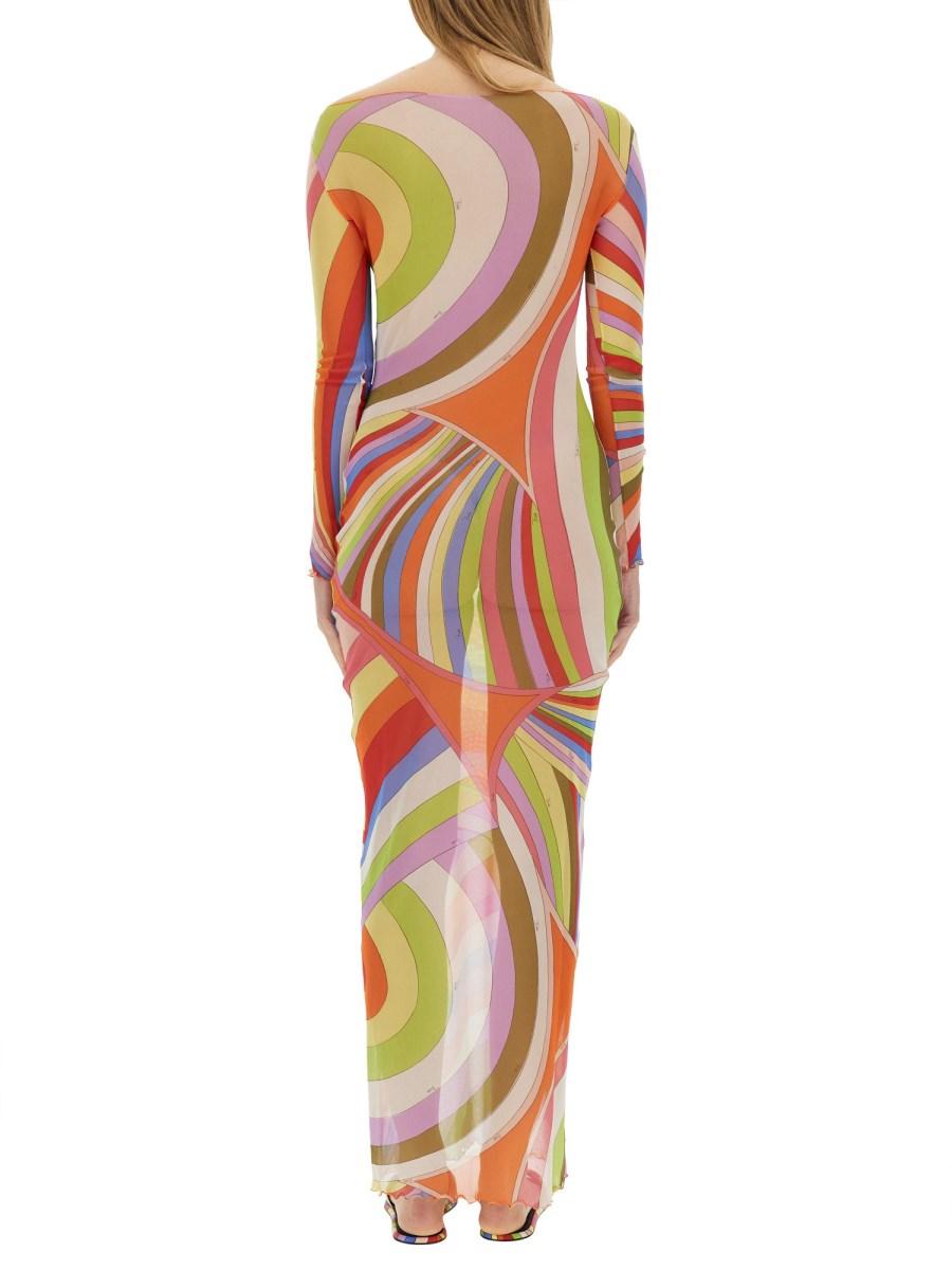 PUCCI ABITO LUNGO IN TULLE