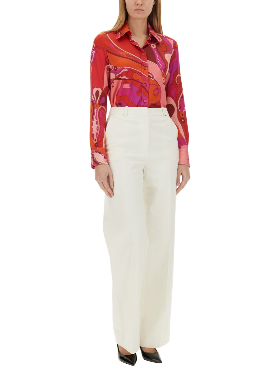 PUCCI CAMICIA CON STAMPA ORCHIDEE