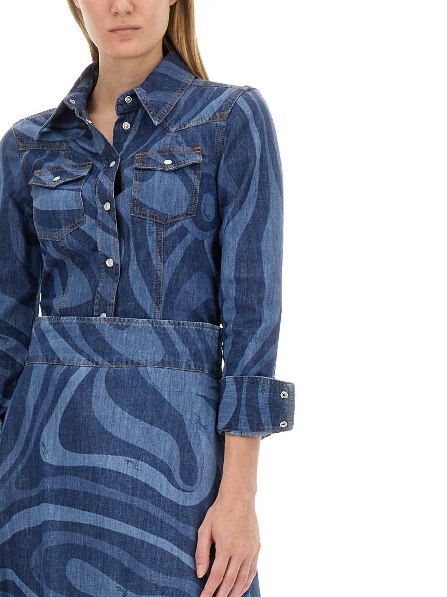 PUCCI CAMICIA IN DENIM