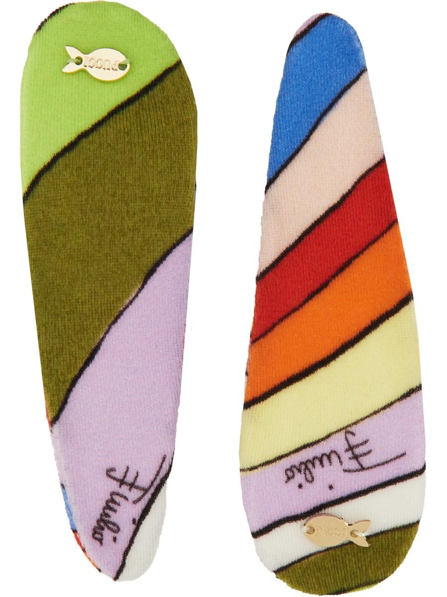 PUCCI FERMAGLIO CON STAMPA IRIDE