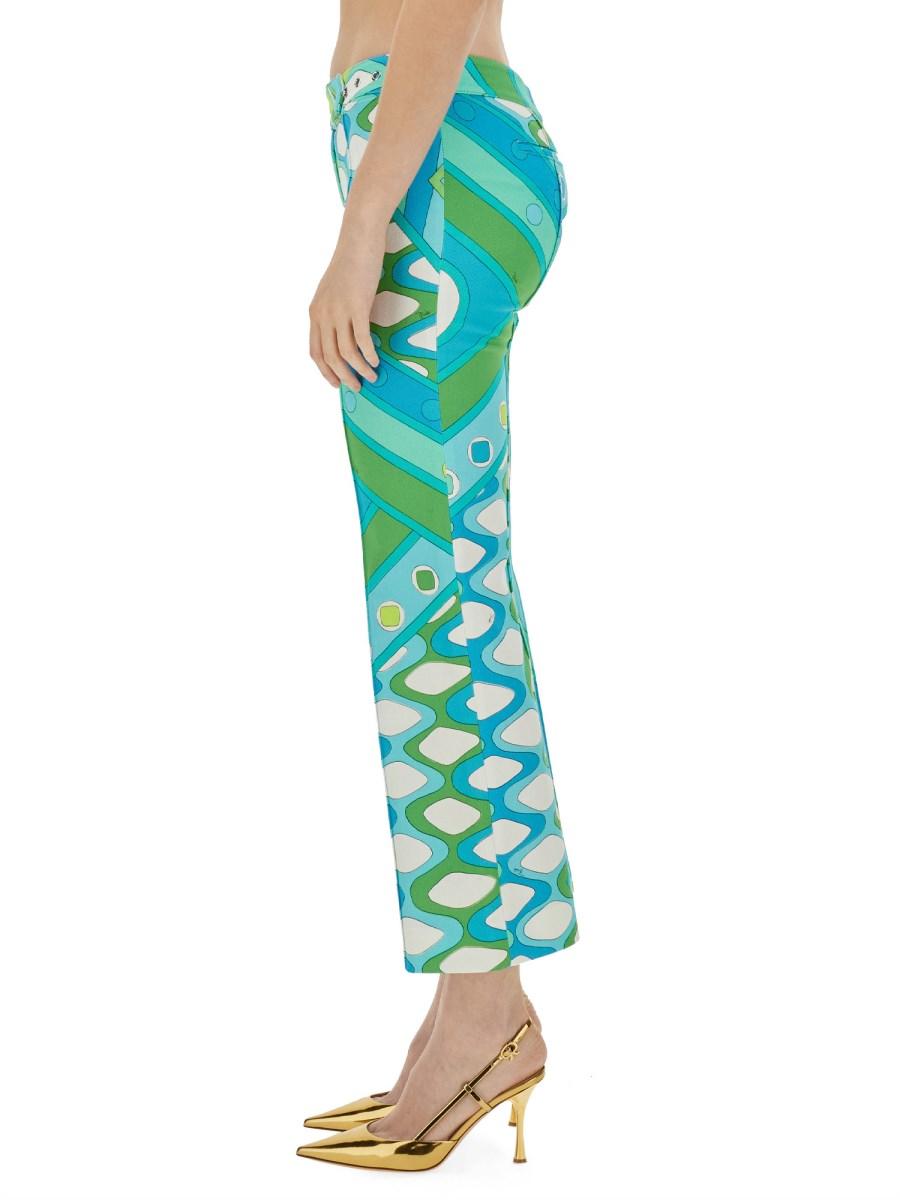 PUCCI PANTALONE IN GABARDINE DI COTONE