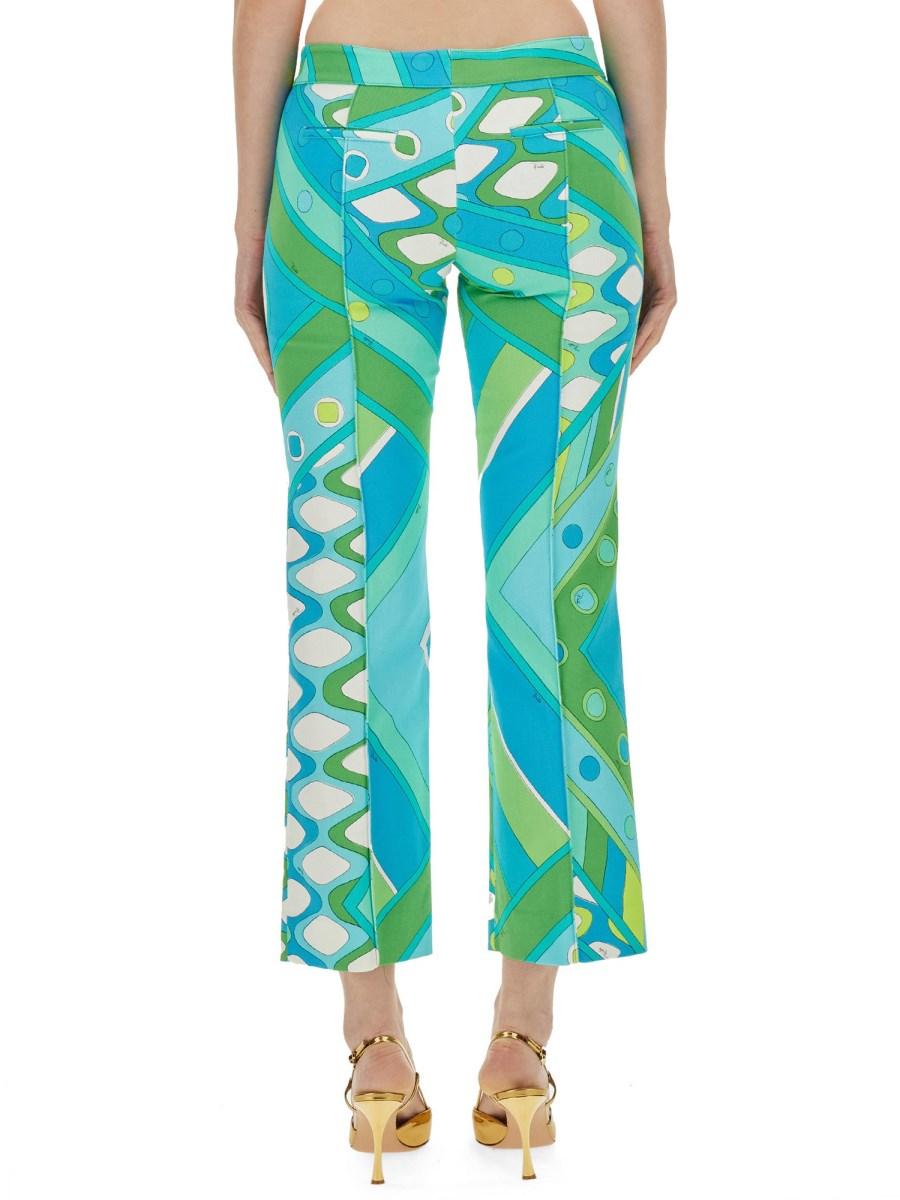 PUCCI PANTALONE IN GABARDINE DI COTONE