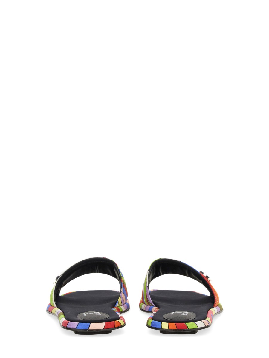 PUCCI SANDALO SLIDE CON STAMPA