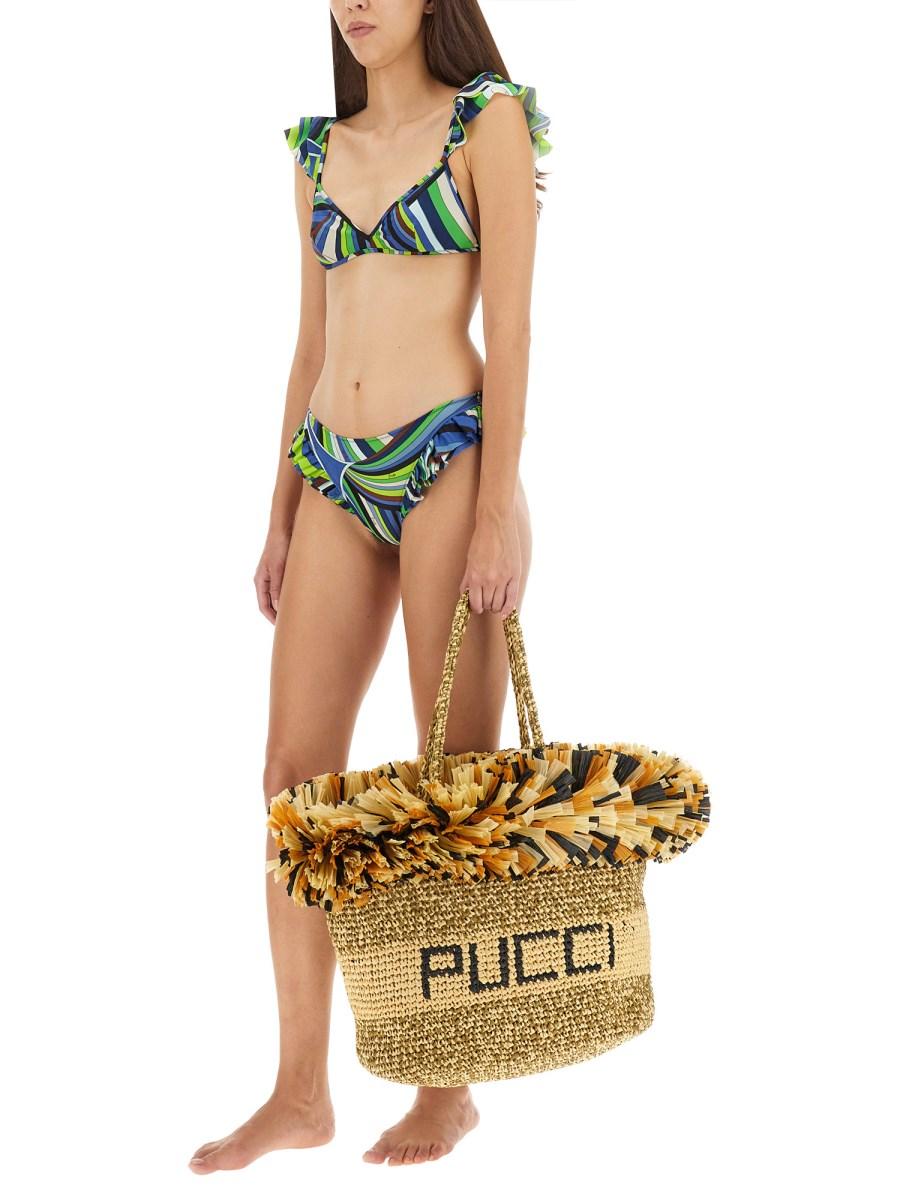 PUCCI SLIP BIKINI CON LOGO