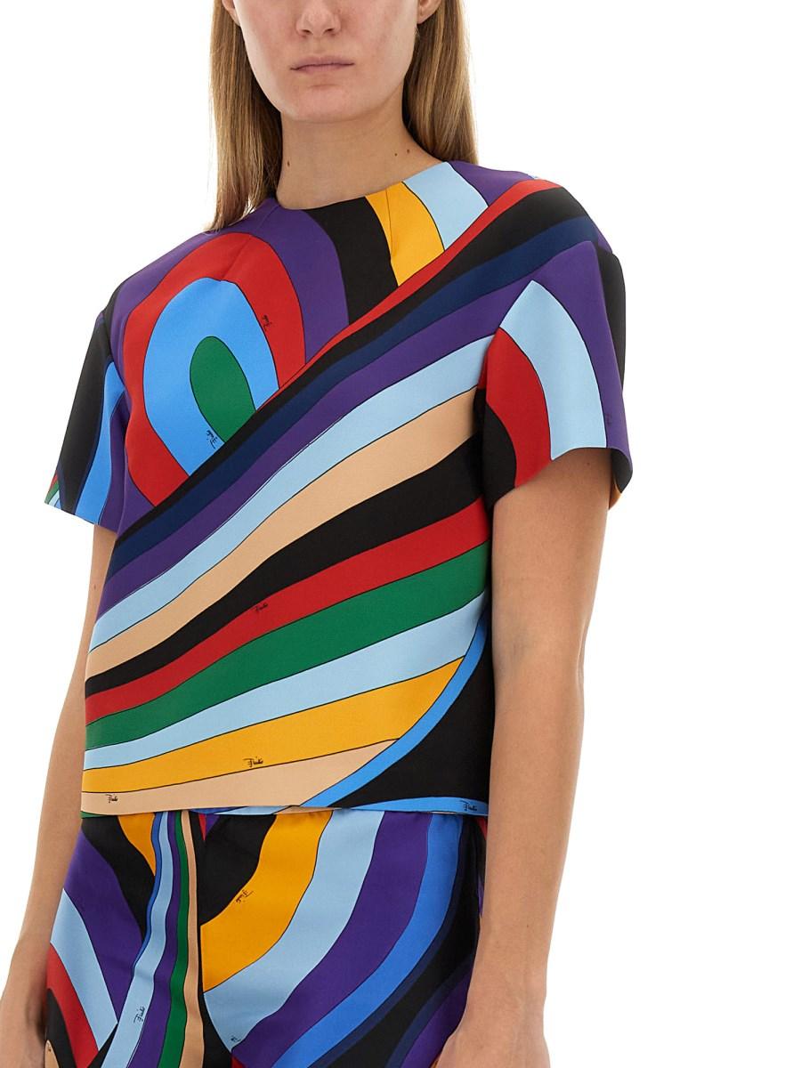 PUCCI T-SHIRT IN CADY