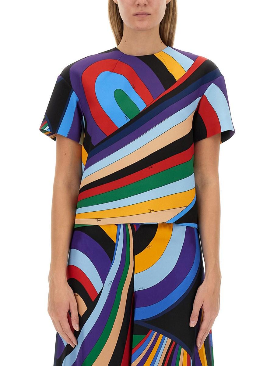PUCCI T-SHIRT IN CADY