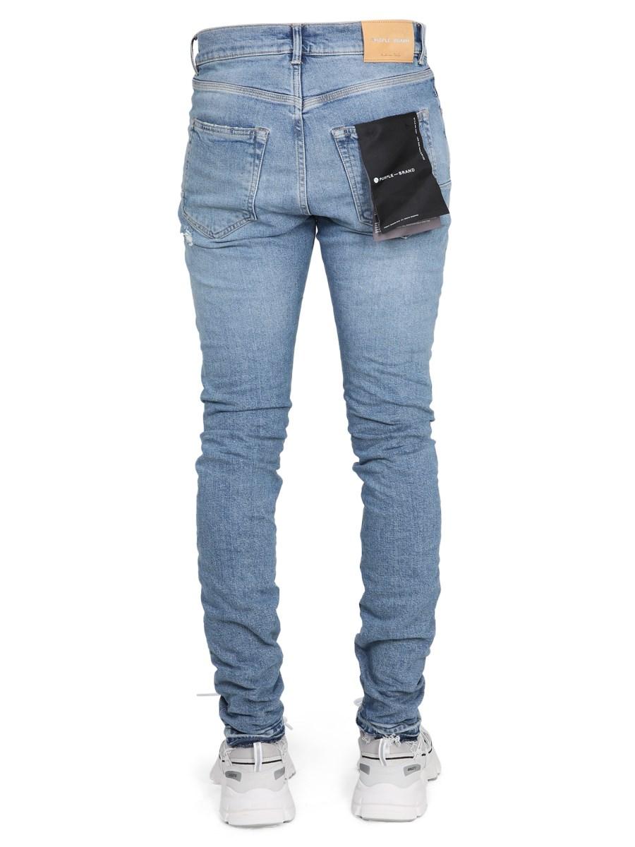 PURPLE BRAND JEANS IN DENIM DI COTONE