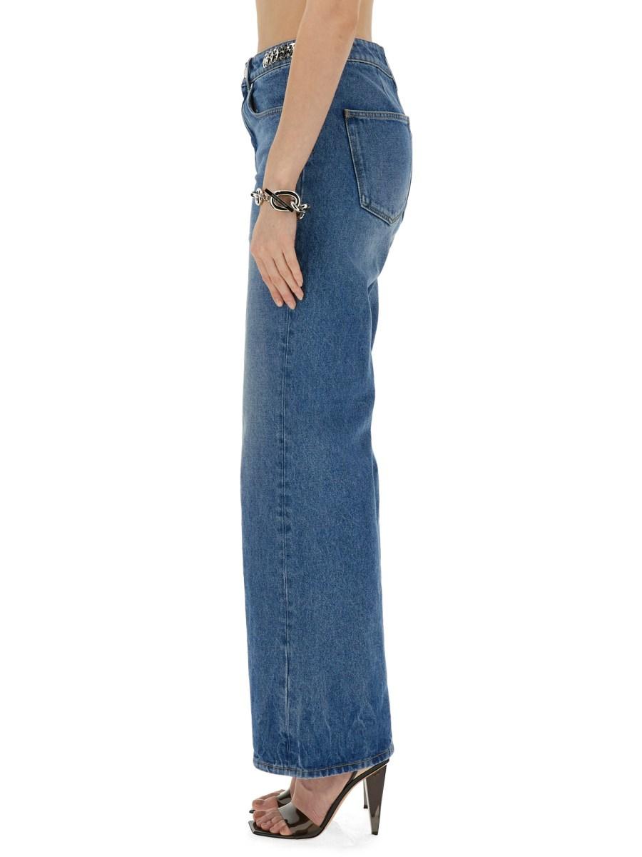 RABANNE JEANS WIDE LEG