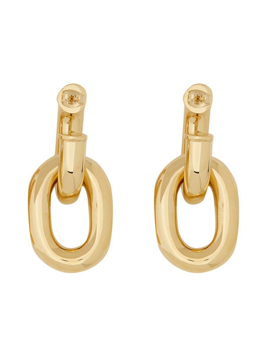 RABANNE ORECCHINI DOPPIO CERCHIO "XL LINK"