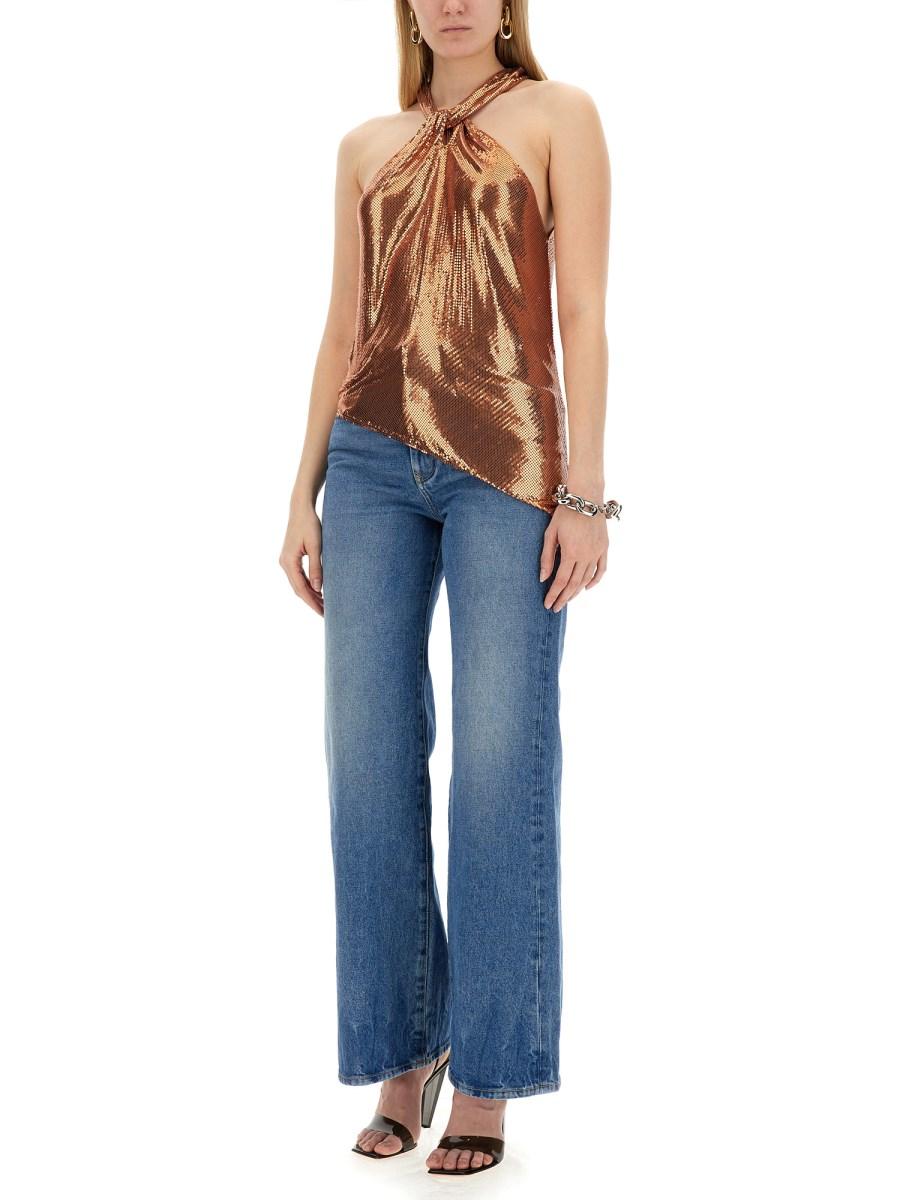 RABANNE TOP ASIMMETRICO