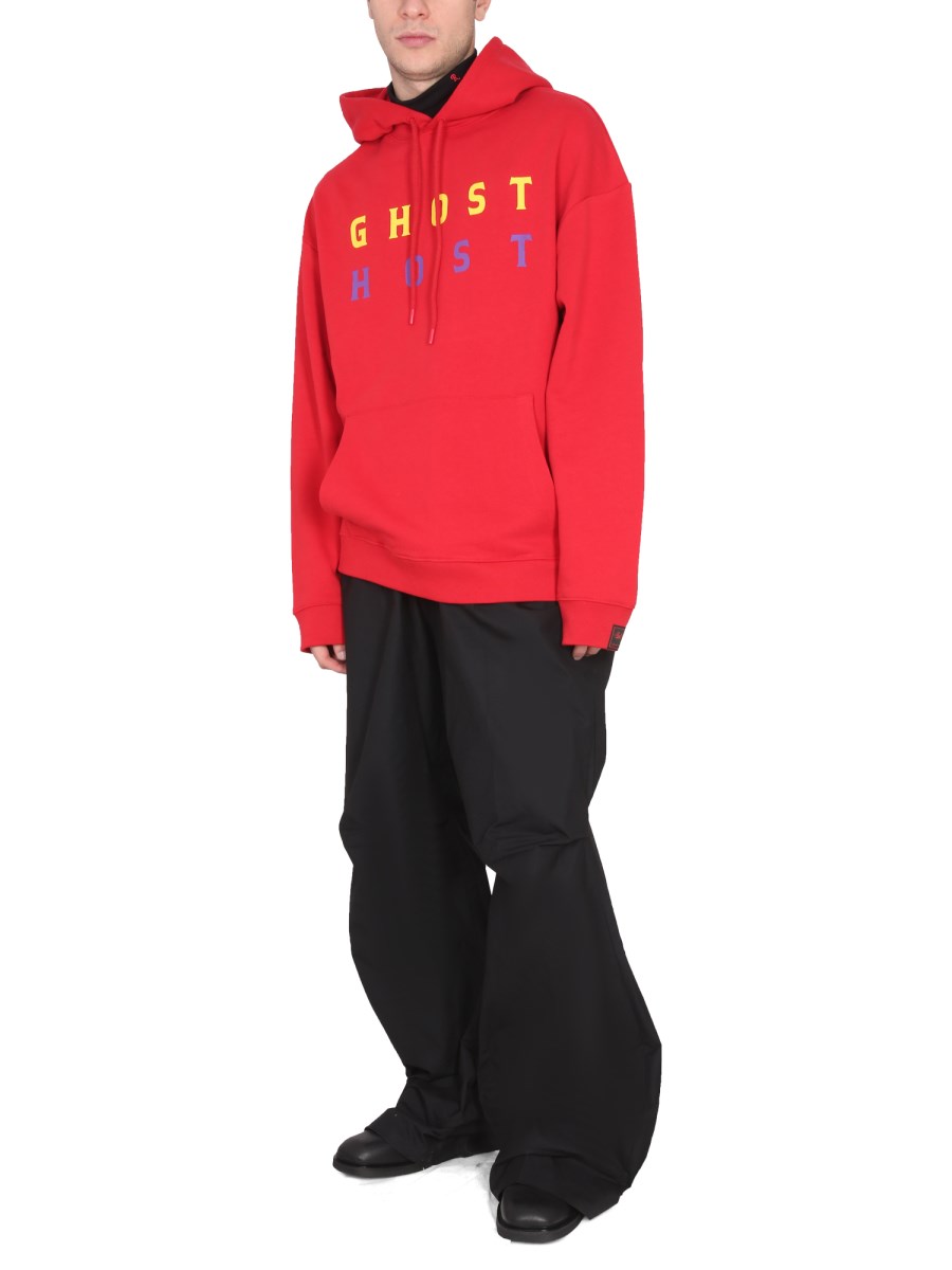 RAF SIMONS FELPA CON LOGO