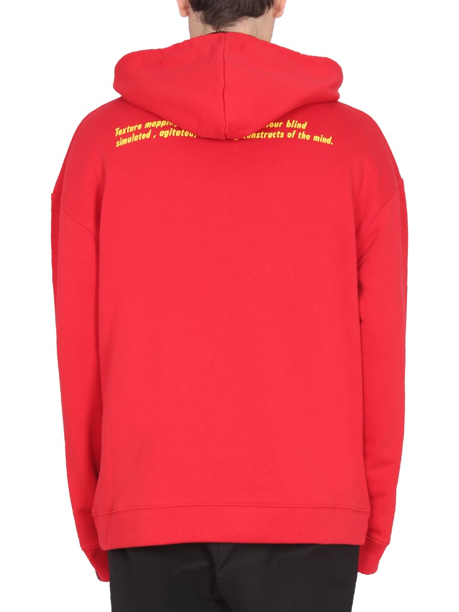 RAF SIMONS FELPA CON LOGO