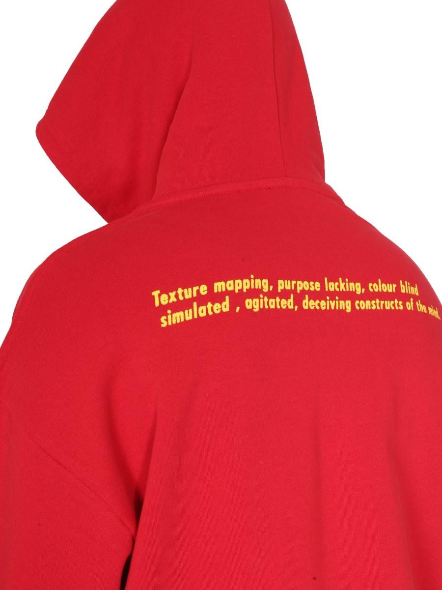 RAF SIMONS FELPA CON LOGO