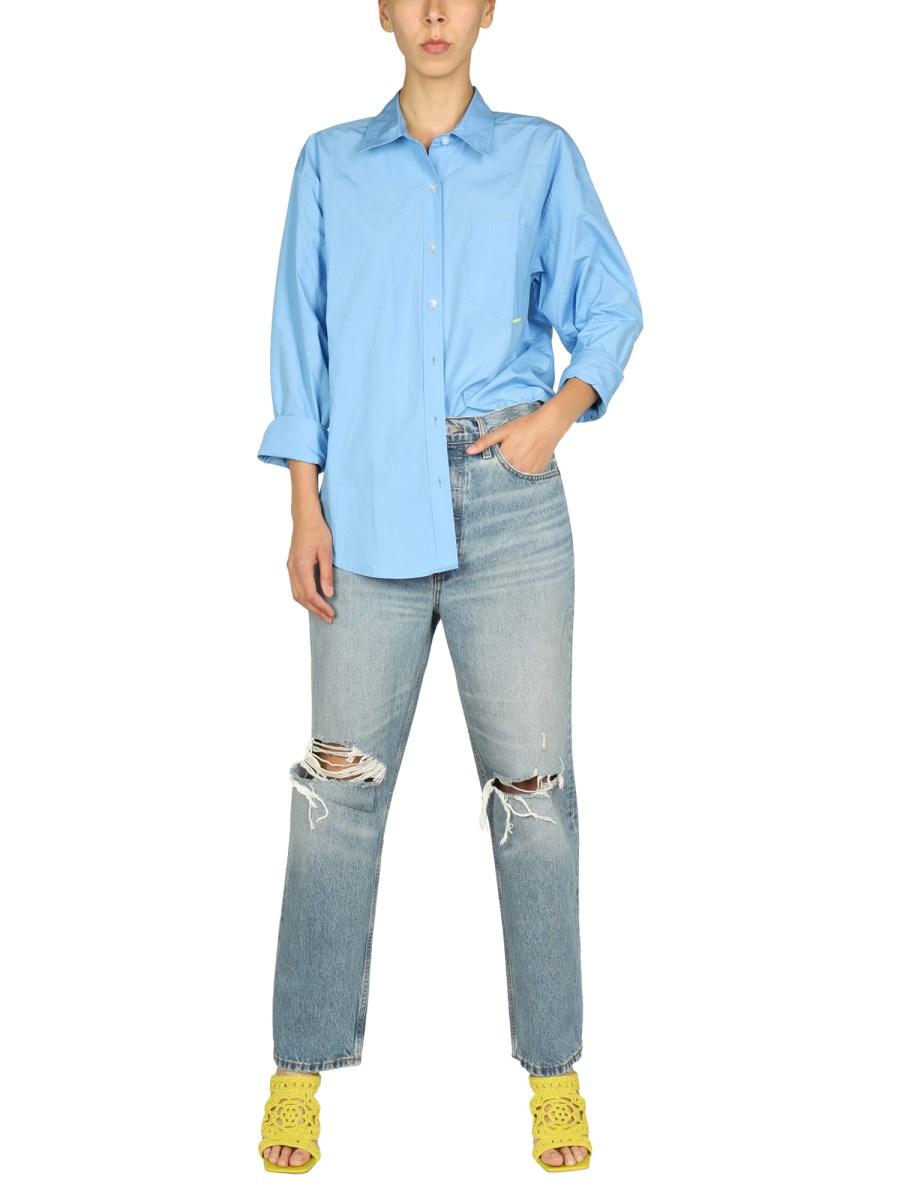 RE/DONE JEANS '90 IN DENIM DI COTONE