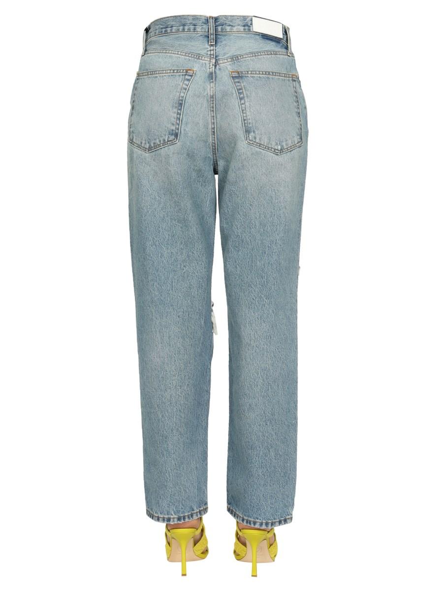 RE/DONE JEANS '90 IN DENIM DI COTONE
