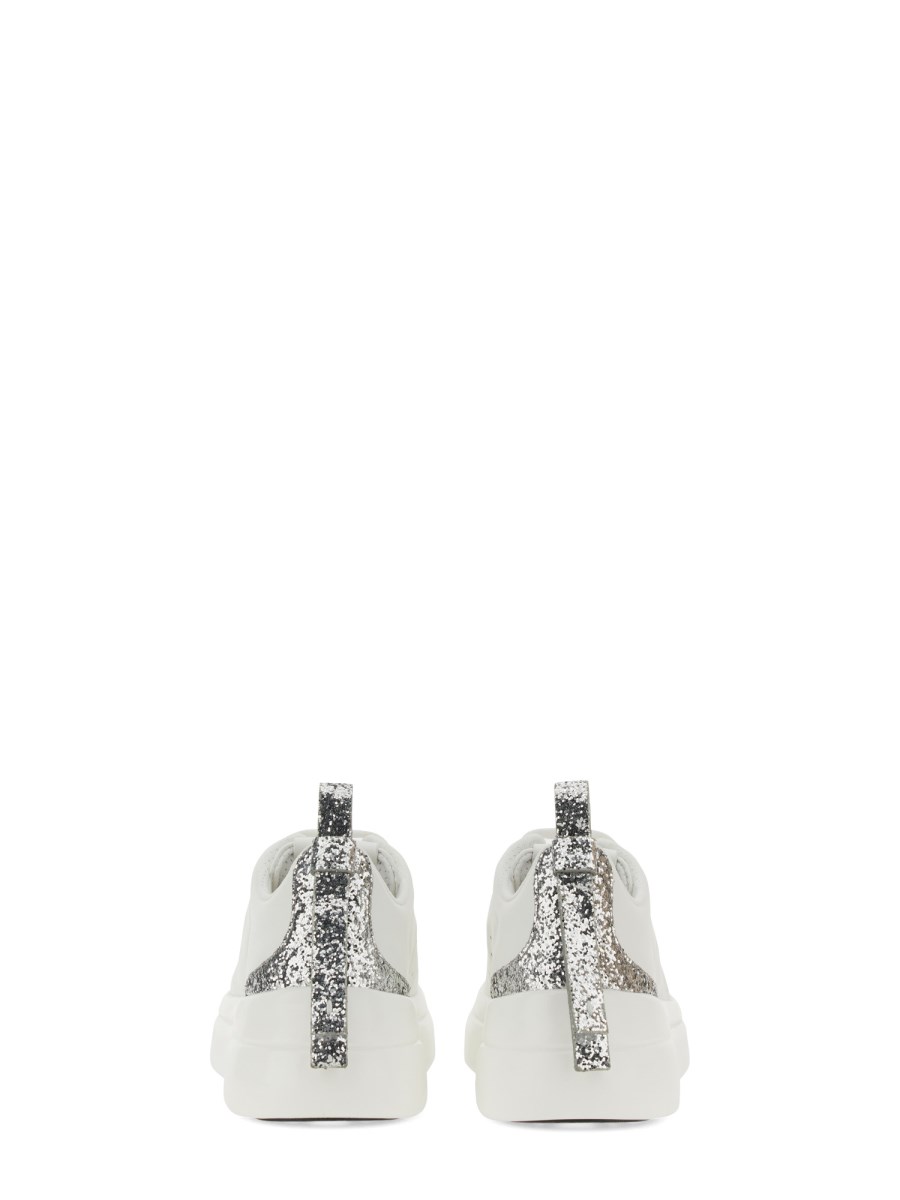 RED (V) SNEAKER BOWALK IN PELLE