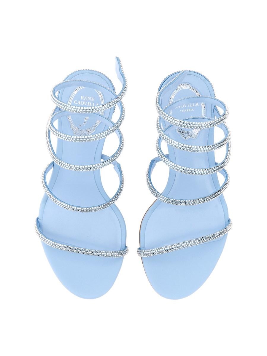 RENE CAOVILLA SANDALO "CLEO" CON CRISTALLI