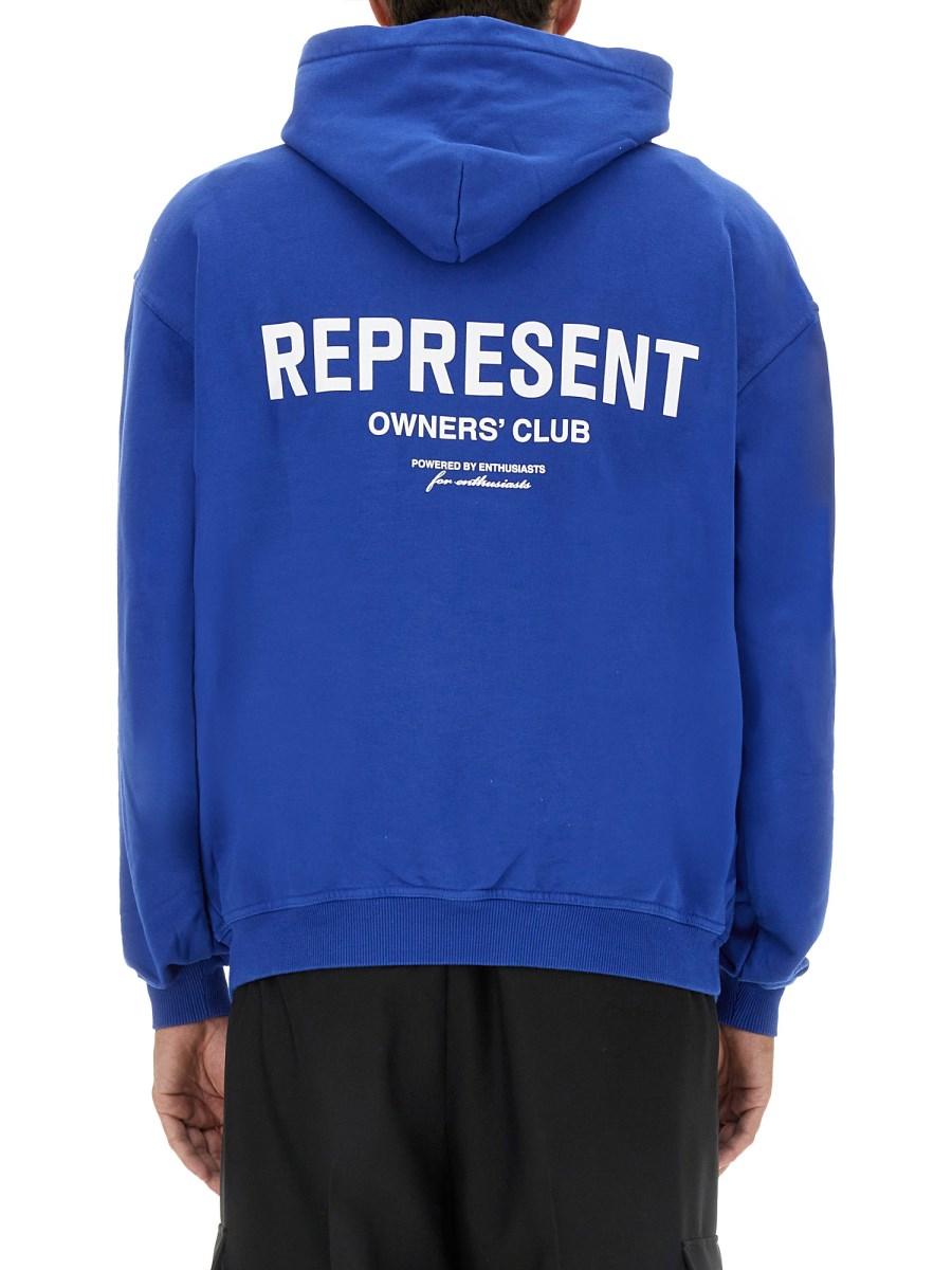REPRESENT FELPA IN COTONE CON LOGO