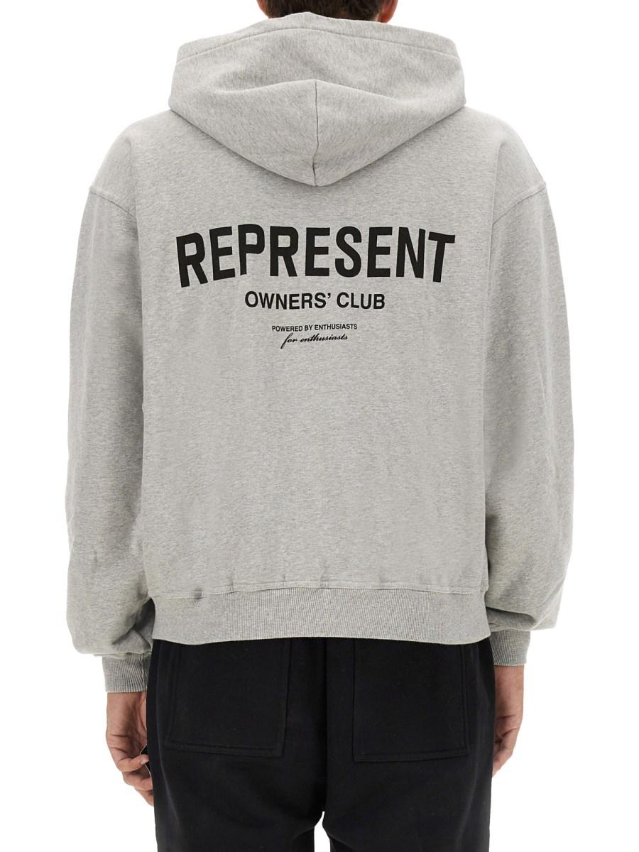REPRESENT FELPA IN COTONE CON LOGO