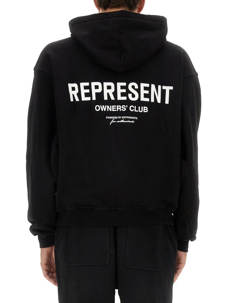 REPRESENT FELPA IN COTONE CON LOGO