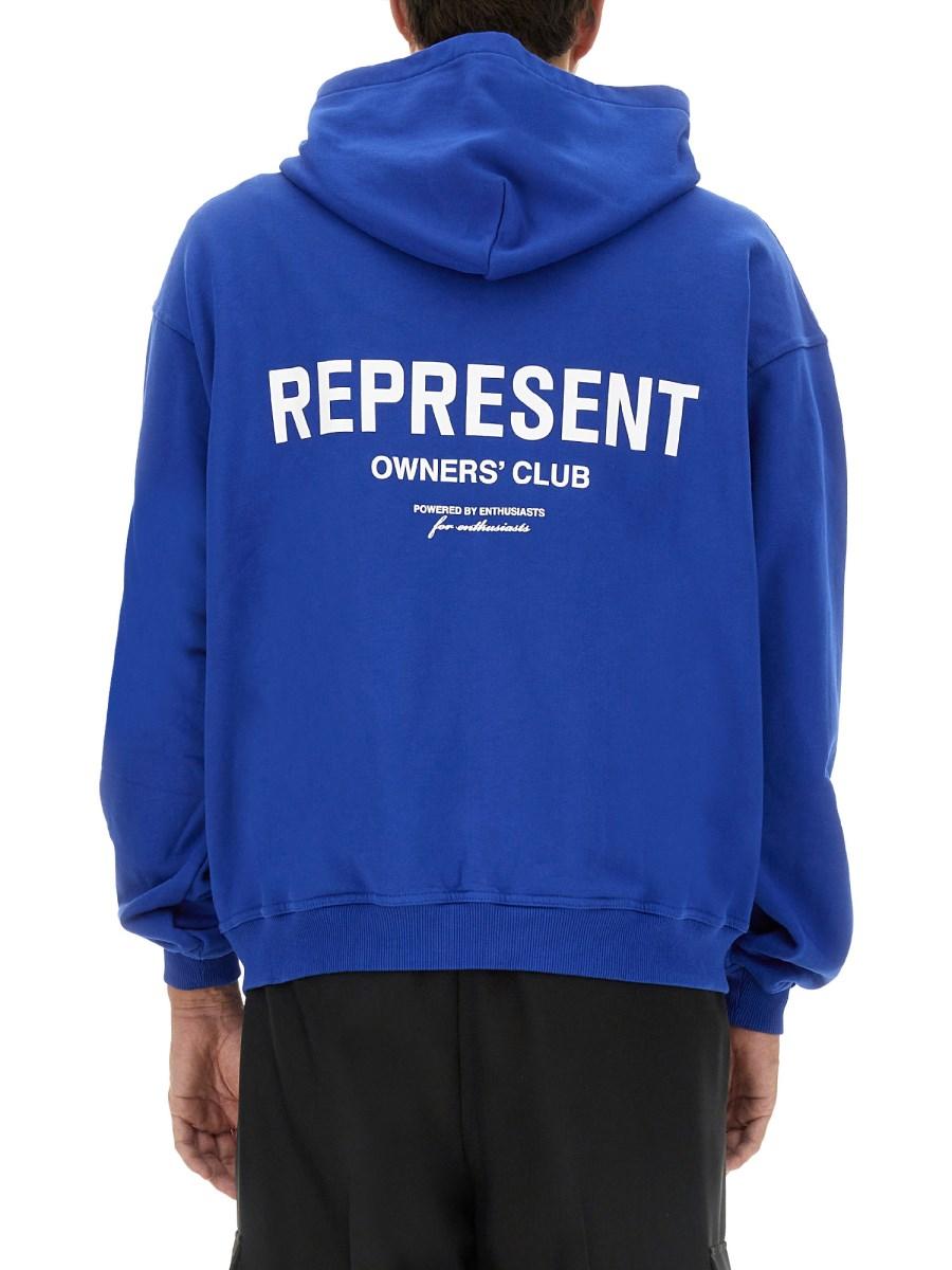 REPRESENT FELPA IN COTONE CON LOGO