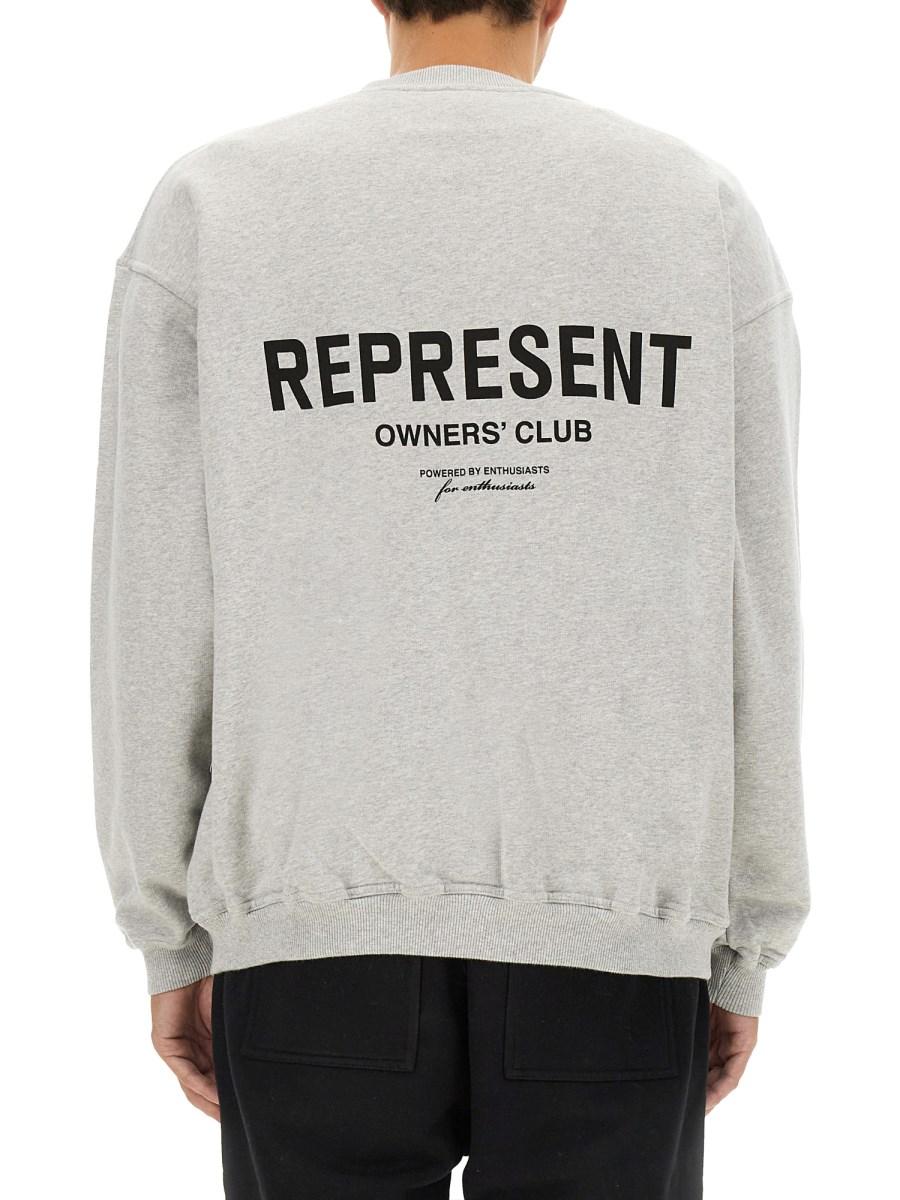 REPRESENT FELPA IN COTONE CON LOGO