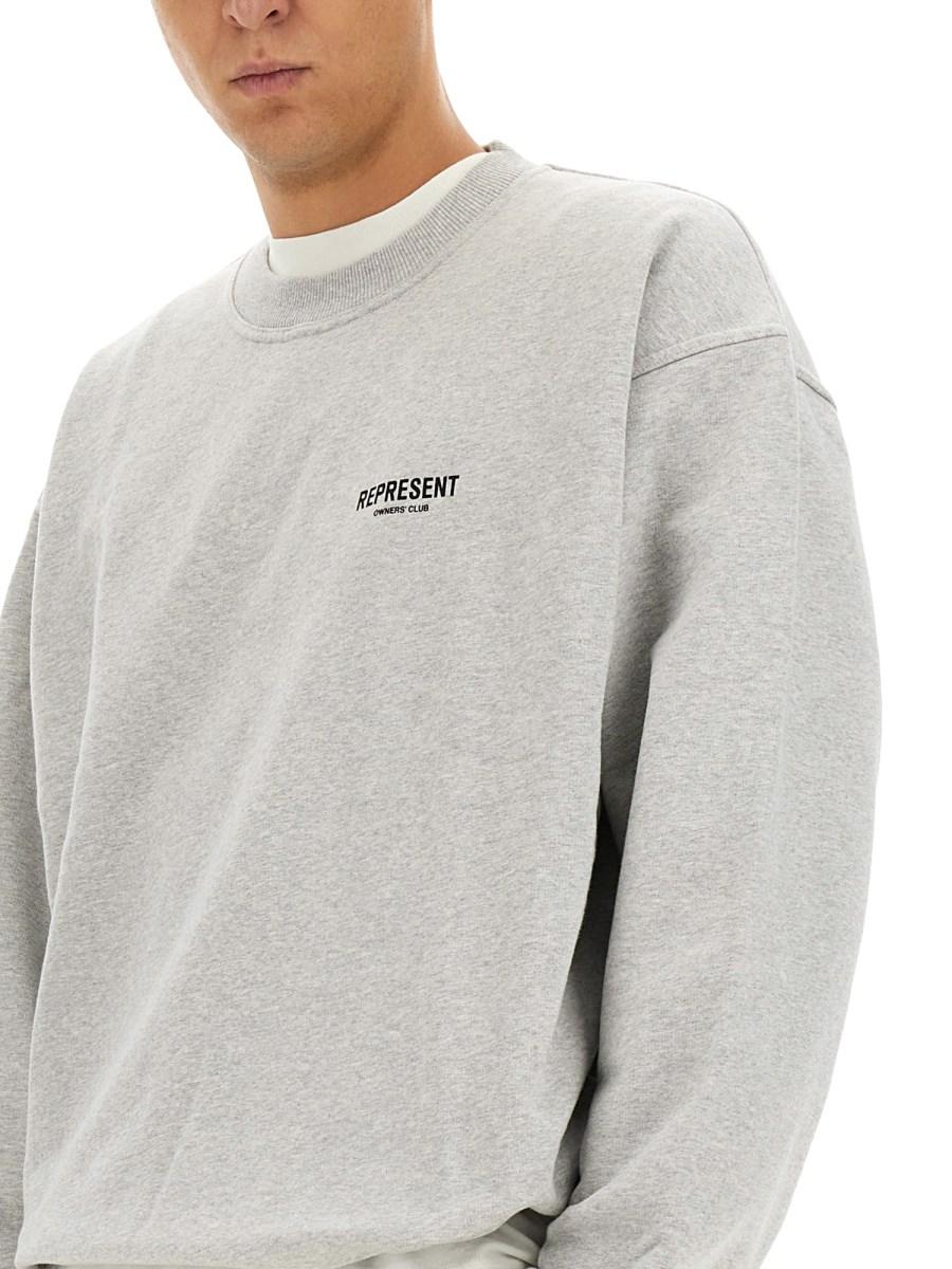 REPRESENT FELPA IN COTONE CON LOGO
