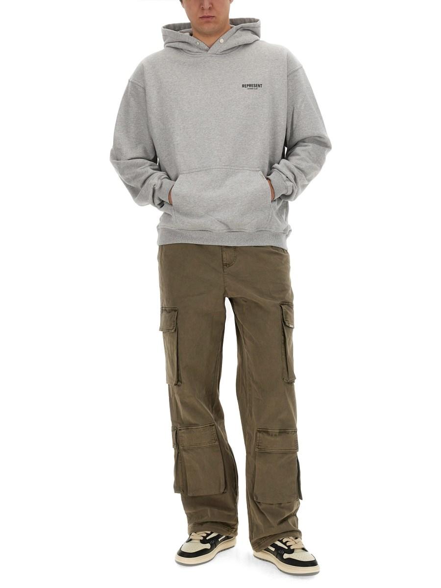REPRESENT FELPA IN COTONE CON LOGO